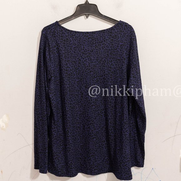 Brand new Mario Serrani crewneck long-sleeved top  size XL - Picture 4 of 5